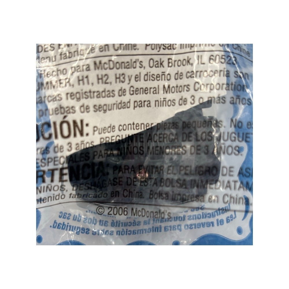 2006 Hummer McDonald's‎ Happy Meal Toy #7 'H3X TOY' New - Picture 3 of 3